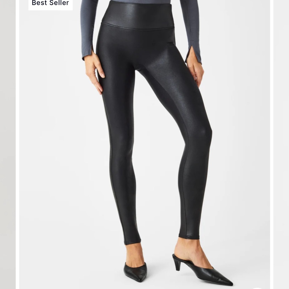 Spanx Faux Leather Leggings